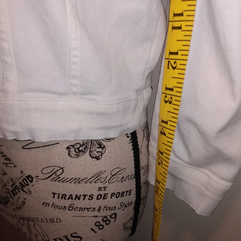 🛍️ Ashley Vintage Charm Designer Stretch Denim Jacket 🧥 (M) - Picture 4 of 10